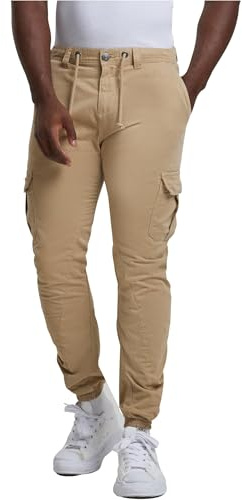 Urban Classics Herren Cargo Jogging Pants – Regular Fit Jogger mit Cargo-Taschen, Baumwolle, tapered Schnitt, ideal für Freizeit, Streetwear & Alltag