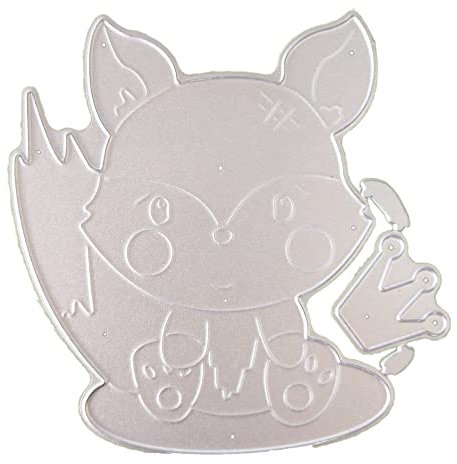 GIVBRO Stanzformen Fuchs Stanzschablone Scrapbooking Prägeschablone Kartenherstellung Schablone DIY Kunst Form (#C)