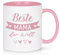Joymaking Tasse Beste MAMA der Welt, Geschenkidee für MAMA zum Geburtstag, Muttertag, Weihnachtsgeschenke für Mama, Muttertagsgeschenk Kaffeetasse, 320ml Rosa