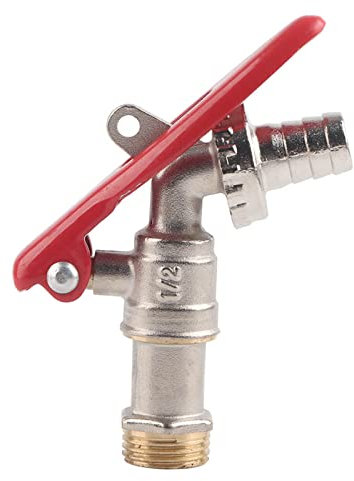 außenwsrhbcli,Brass 1/2 Thread Water Tap Lockable Faucet Home Outdoor Garden Messing 1/2Gewinde Wasserhahn abschließbarer Tool Lock Nippel Ventil