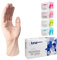 Guantes Desechables de Vinilo, 100 unidades/caja, Sin Polvo, Guantes de Vinilo, Guantes Desechables (XL, Transparente)