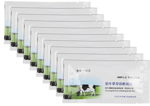 BOLORAMO Prueba de Embarazo de Vaca prueba embarazo ganado Diagnóstico de Embarazo Temprano de Vaca, Verificación Rápida de Reacción Rápida de Alta Precisión Veehouderijproducten