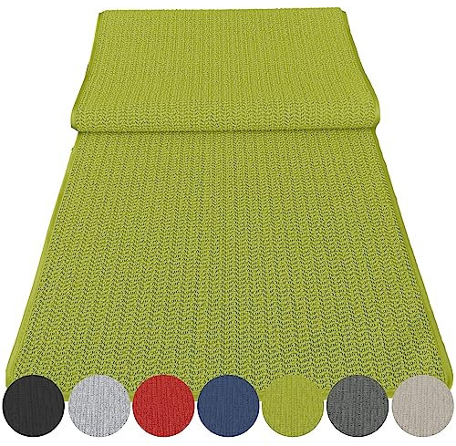 Outdoor Tischläufer Schaum 40x140cm Schaumtischdecke abwischbar Garten Tischtuch wasserfest Tischdecke Tischband wasserabweisend (Grün)