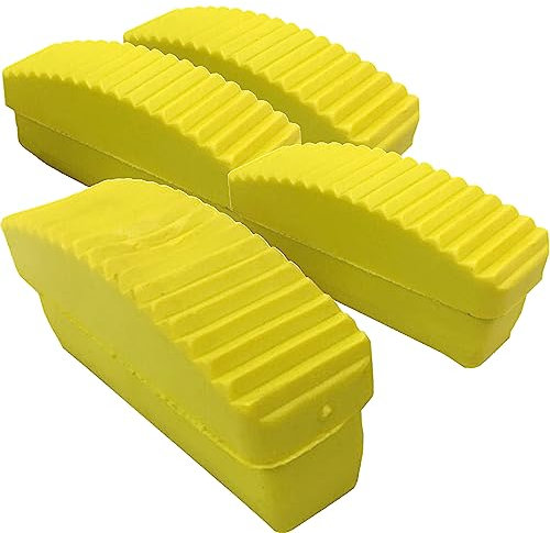 Ladder Feet Step Ladder Feet Rubber Replacement Non-Slip For Aluminum Ladders 84mm x 22mm - Pack of 4