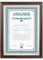 IDEAL TREND Dokument Bilderrahmen mit Klarglas Urkunde Foto Rahmen PS-1 Portraitrahmen Frame: Farbe: Nussbaum | Format: 29,7x42 DIN A3