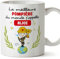 Mugffins Tasses Personnalisables pour POMPIÈRE femme - En Français - Cadeau Personalisé- Tu Meilleur du Monde - 11 oz / 330 ml