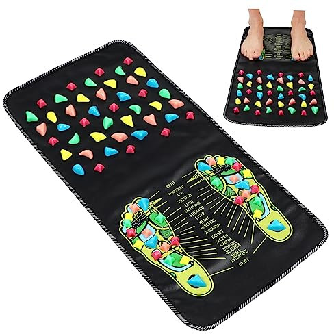 HAPINARY 1stk Fußmassagekissen Akupunkturpunkt-stimulator-massage-fußmatte Reflexzonenrolle Geschenk Akupressur Fußmatte Fußmassagematte Aus Stein Gehmatte Aus Stein Füße Beine Pp Fußsohle