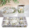 GILDE Vajilla de porcelana – Set Wild Flowers