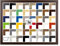Multicolore Bilderrahmen Posterrahmen Puzzlerahmen 49,3x69,3 cm Eiche Dunkel Wenge Mooreiche Dekor 69,3x49,3 cm mit weisser Rückwand und klarem Acrylglas