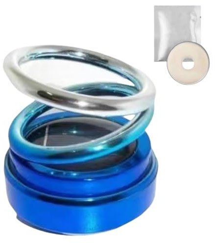 Mini calentador cinético portátil – Calentador eficiente alimentado por energía solar para coche y hogar, solución dinámica antihielo y calefacción (azul deslumbrante y degradado)