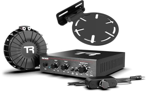 Trak Racer- Haptic Bass Shaker Kit mit 200-W-Verstärker, 100-W-Shaker und Shaker-Halterung