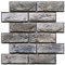 3D Peel and Stick Wallpaper, Foam Brick Wall Panel,Self Adhesive Wallpaper PVC for Living Room Bedroom Kitchen Wall Decoration 30 x 30cm(10pcs/Pack) (Grey)