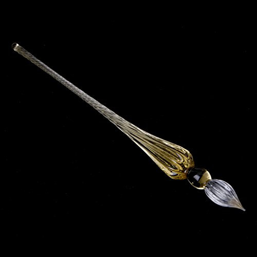 Vintage Füllfederhalter Aus Glas Mit Fülltinte Und