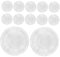 Supvox 20St Anti-Rutsch-Aufkleber für Snowboard Winter-Snowboard Ski-Anti-Rutsch-Aufkleber Snowboard-Griffpolster Kieselgel Transparent