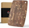 XINZUO Planche Apéro en Bois d'Acacia 36 * 24 * 1,9cm- Planche à Découper de Cuisine Professionnelle- Fabriquée à la Main en Bois End Grain- Utilisable des Deux Côtés Planche de Service