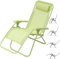 BAKAJI Sedia gravità Zero Sdraio da Giardino Poltrona Relax Pieghevole Salvaspazio Tubolari Acciaio 22mm Reclinabile in Texilene Traspirante, Mare Spiaggia Piscina Arredo Esterno (Verde Salvia)