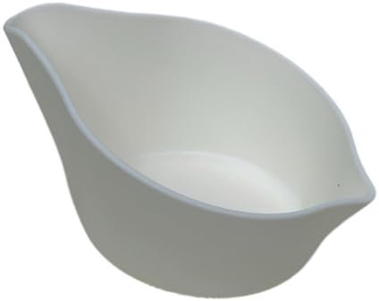 DimyFew Recipiente Medidor para Granos de Café. Resistente para Servir con Cuchara. Multiusos Y Fácil de Limpiar. Recipiente Medidor para Hojas de Té, Blanco, Individual