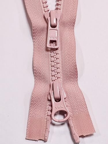 Reißverschluss YKK 2-Wege teilbar Kunststoff Krampe 6mm 50-90cm lila- pink - Töne (811 perl- rosa, 60cm)