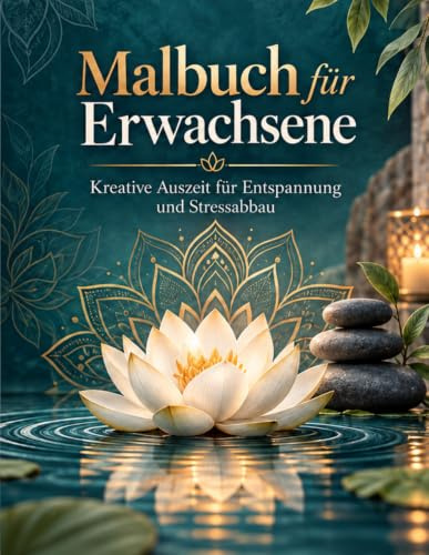 Malbuch für Erwachsene – kreative Auszeit für Entspannung & Stressabbau: Vielfältige Ausmalbilder & Mandalas für Erwachsene – detailreiche Designs für ruhige Momente