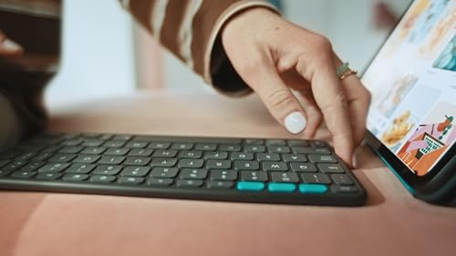 Logitech Flip Folio - Tastatur Und Folioh?lle - Full Size - Kabellos - Bluetooth 5.1 Le - Qwertz - Schweizerisch - Graphite - F?r Apple 13-Inch Ipad