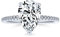 Ring Mit Birnenform 2,5 Karat Tropfenform Solitär AAA CZ Verlobungsring Für Frauen 1 MM Band Kubikzirkonia .925 Sterling Silber
