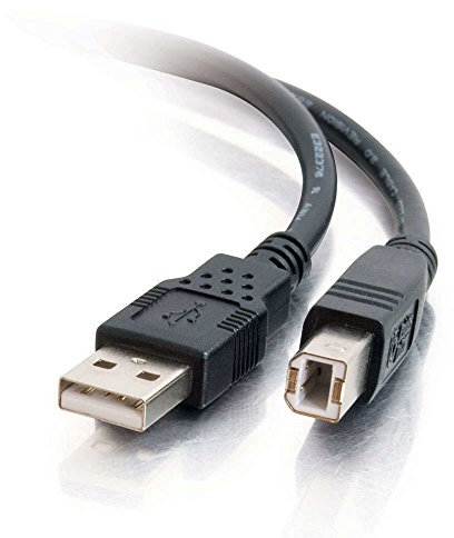 2m USB 2.0 AB Cable - Black