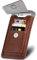 ONEFLOW Zeal Case kompatibel mit Samsung Galaxy S10 Hülle mit Kartenfach 360 Grad Rundum-Schutz Gürteltasche, Vegan Leder Sleeve Handyhülle Gürtel-Clip Halterung - Braun