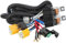 Gebildet 1pcs 12V H4 Fari Cablaggio di Conversione,Cablaggio Presa Relè Kit Filo Di Conversione per Fari a LED[Design a Due Relè] [Presa in Ceramica Resistente al Calore]