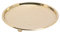 NKlaus Plato para Velas Ø12 cm Interior con pies y Borde de latón Dorado Pulido decoración 10556