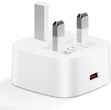 USB C Plug,20W USB C Fast Charger Plug Power Adapter for iPhone15/15 Plus/15 Pro/15 Pro Max/14/14 Plus/14 Pro/14 Pro Max/13 Series/12 Series/XR/XS/X/8/7/Pad Air 2020,Pixel 5a 5 4a etc