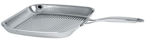 Cristel - Gril Carre INOX sans Couvercle CASTEL'PRO