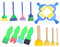 TOPPERFUN 16pièces Pinceaux Éponge Colorés Kit DIY Art Et Peinture Éducatif Outils De Dessin Et Graffiti pour Apprentissage Précoce Fournitures Artistiques