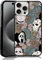 MMYAJT Horror Flowers Scary Phone Case Fit for iPhone 15 Pro Max, TPU iPhone Case Shockproof Ghostface Fashion Design Phone Cover Gift for Boy Girl Men Women