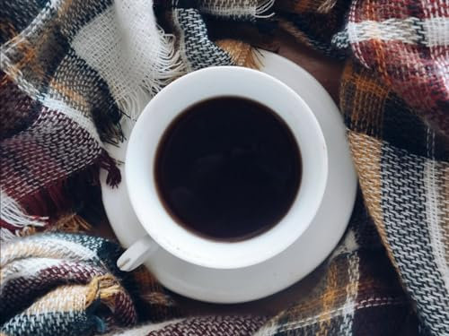 THISIT DIY Pintura al óleo Kit con Pinceles y Pinturas,Café, taza, cuadros-16 X 20 con marco de madera