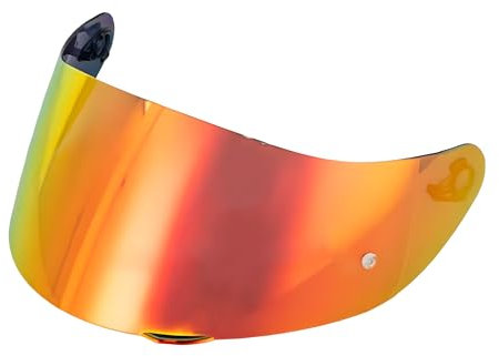 Guajiro | Visière Compatible AGV GT2 | K1 | K5 | K5S | K3SV | S4SV | Compact | DUCATIV2 | Horizon | NUMO | Stealth | Strada | Écran en Polycarbonate Compatible avec Pinlock (Rouge)
