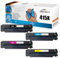 Starlet24 4X 415X Toner Kompatibel Toner für HP 415X W2030X W2031X W2032X W2033X Mit Chip als Ersatz für Laserjet Pro MFP M479fdw M479fdn M479fdw M454dw M454dn