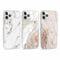 Foonary 3 Pack Clear Print Phone Case Compatible with iPhone 14 Pro 6.1,Slim Soft Silicone with White Marble Design Aesthetics Transparent Pattern Cases,Shockproof Bumper Protector Cover