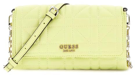 GUESS Assia Crossbody Flap Organizer Chartreuse