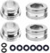 DEFIYEAR Faucet Adapter Kit - Tap Faucet Adapter, 4PCS M16 to M22, M22 to M22 Male Thread Tap Aerator Connector with Gasket, Universal Faucet Adaptor for Kitchen Bathroom Sink Garden Hose Water Filter
