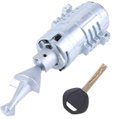 LICHENGTAI Türschloss Schließzylinder mit 2 Schlüssel für BMW 5er E60 E61 E62 2003 2004 2005 2006 2007 2008 2009 2010 Auto Türschlosszylinder Vorne Links Schließzylinderzylinder