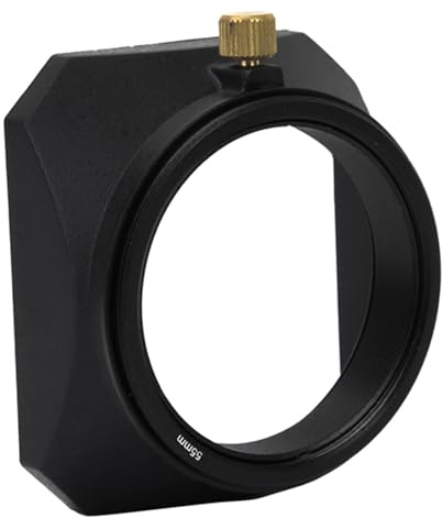 Tbest Paraluce Quadrato Accessorio per Fotocamere Mirrorless Filtro per Videocamera Digitale Design Rettangolare Antiluce Migliora il Contrasto Protegge Dai Danni Facile da Installare (55 mm)