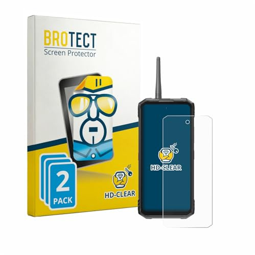 BROTECT 2 Stück Schutzfolie für Hotwav Hyper 8 Ultra Displayschutz Folie Made in Germany, Ultra-Klar