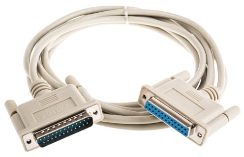 Roline RS232 Cable | m - F | Serial Extension Cable | Grey | 6.0 m
