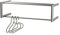 Glatte Garderobe - Nickel