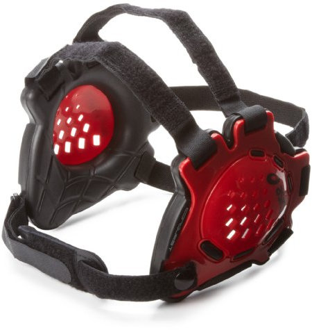 ASICS Unisex-Erwachsene Conquest Earguard Stirnband, Rot/Schwarz, Einheitsgröße