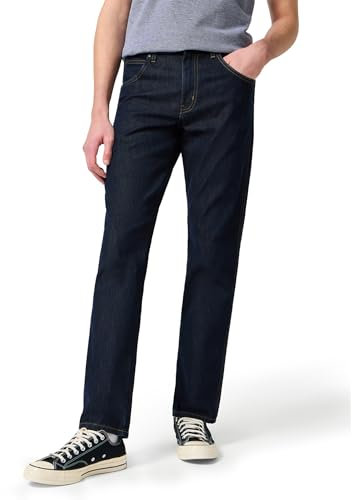 Wrangler Herren Durables Regular Fit Jeans, Rinsewash, 34W / 30L