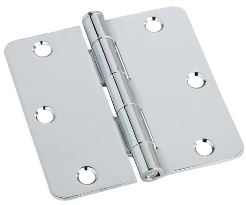 Stanley N830-184 3 in. Polished Chrome Door Hinge