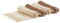 Nicola Spring Turkish Cotton Bath Towels - 170 x 90cm - Beige/Mocha - Pack of 4 - Lightweight & Absorbent Large Adults Drying Beach Towel Bathroom Gym Cloth Sauna Hammam Shower Sheet