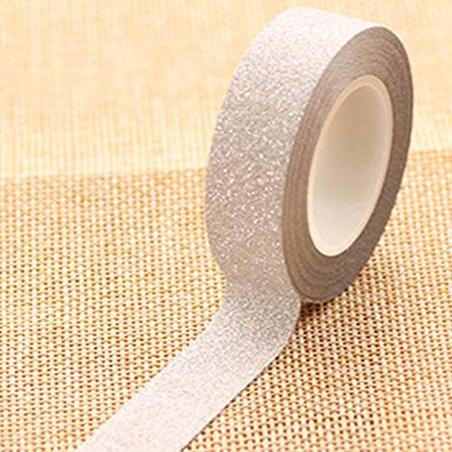 Lsgepavilion 10 m Glitzer-Washi-Klebeband, Klebepapier, zum Basteln, dekorativ