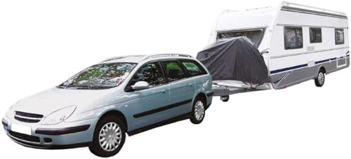 cartrend 10164 Caravan Fahrradschutzhülle Deichselmontage 1 STK. Fahrradschutz Fahrradhülle Camping Campingzubehör Wohnwagen Wohnmobil